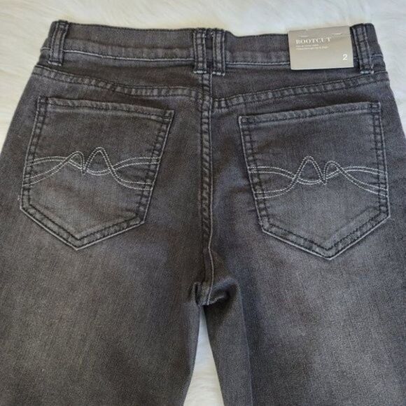 NY & C dark denim bootcut jeans size 2 - Picture 7 of 11